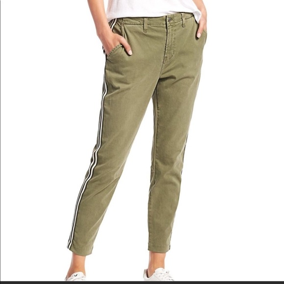 L'AGENCE Jem High-Rise Trousers w/ Side Stripes cropped over the ankle Size 25 - Picture 13 of 13